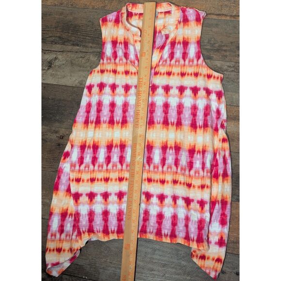 Chico's Size 0 (US S 4/6) Vibrant Abstract Print Sleeveless Top - Summer Ready! - Picture 3 of 5